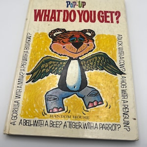 Vintage 1960’s  Pop Up Book What Do You Get? Random House