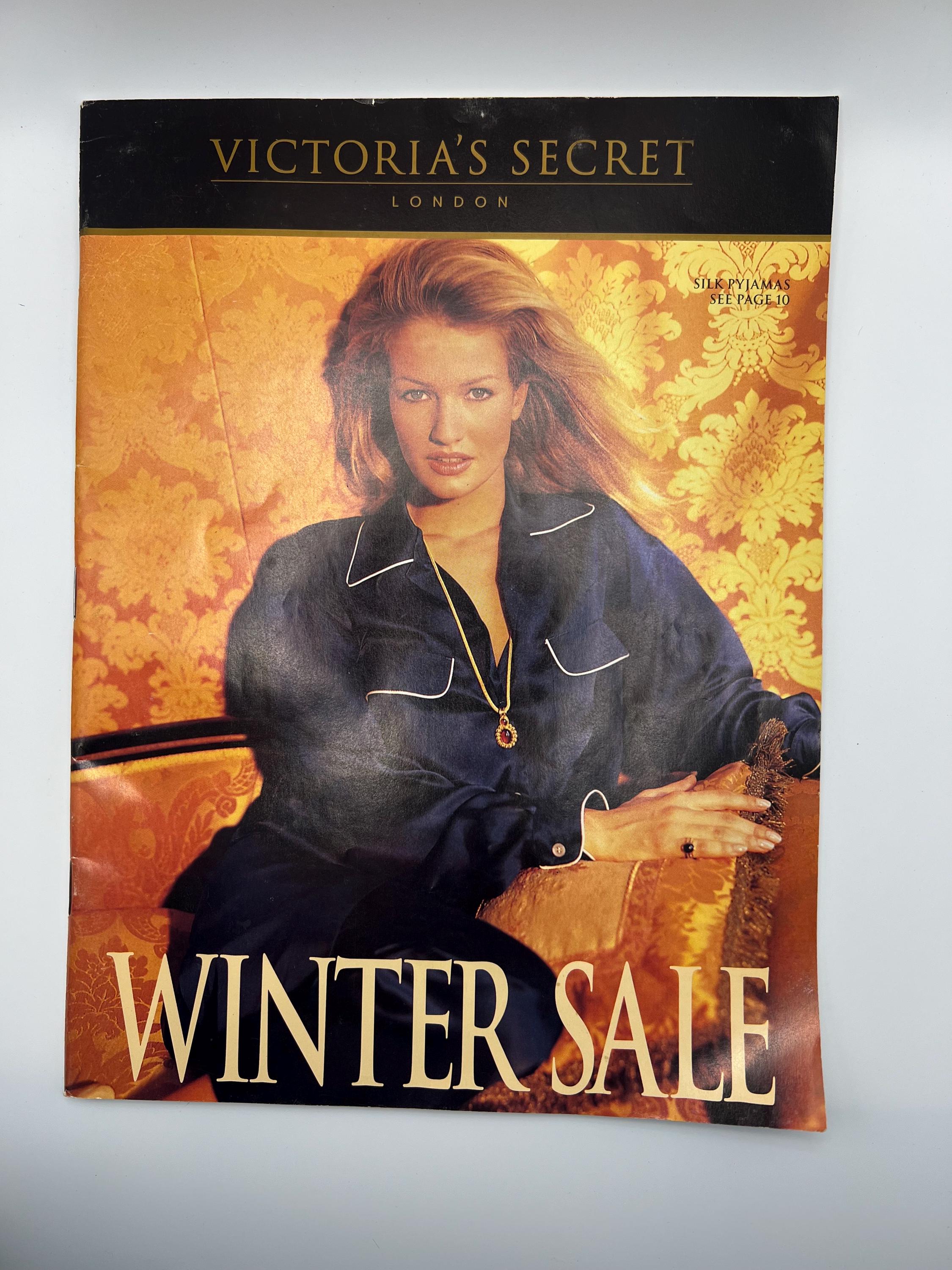 Victoria Secret Catalog Winter Sale 1993 Karen Mulder Cover Rare