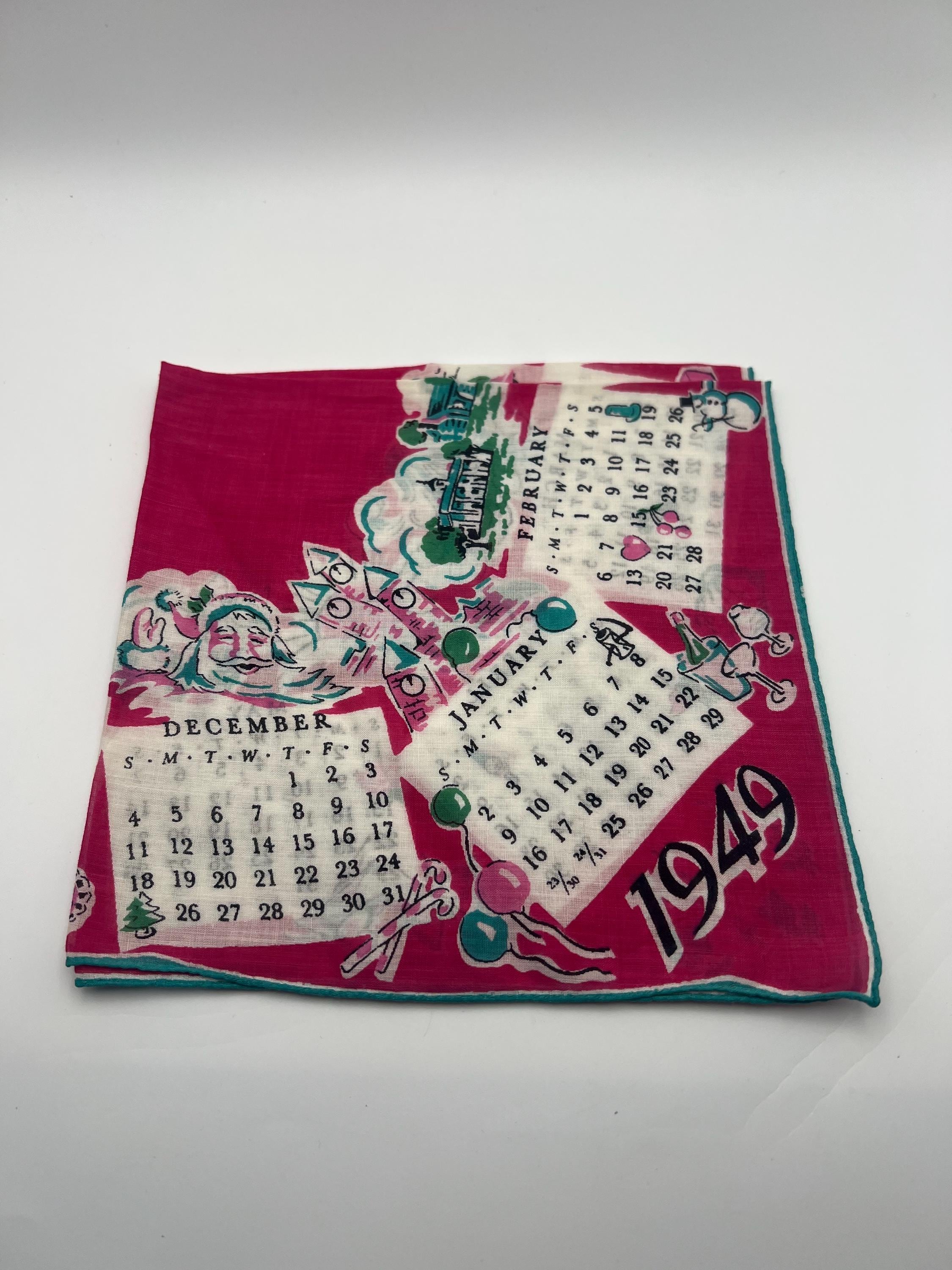 Vintage Calendar 1940s - Etsy