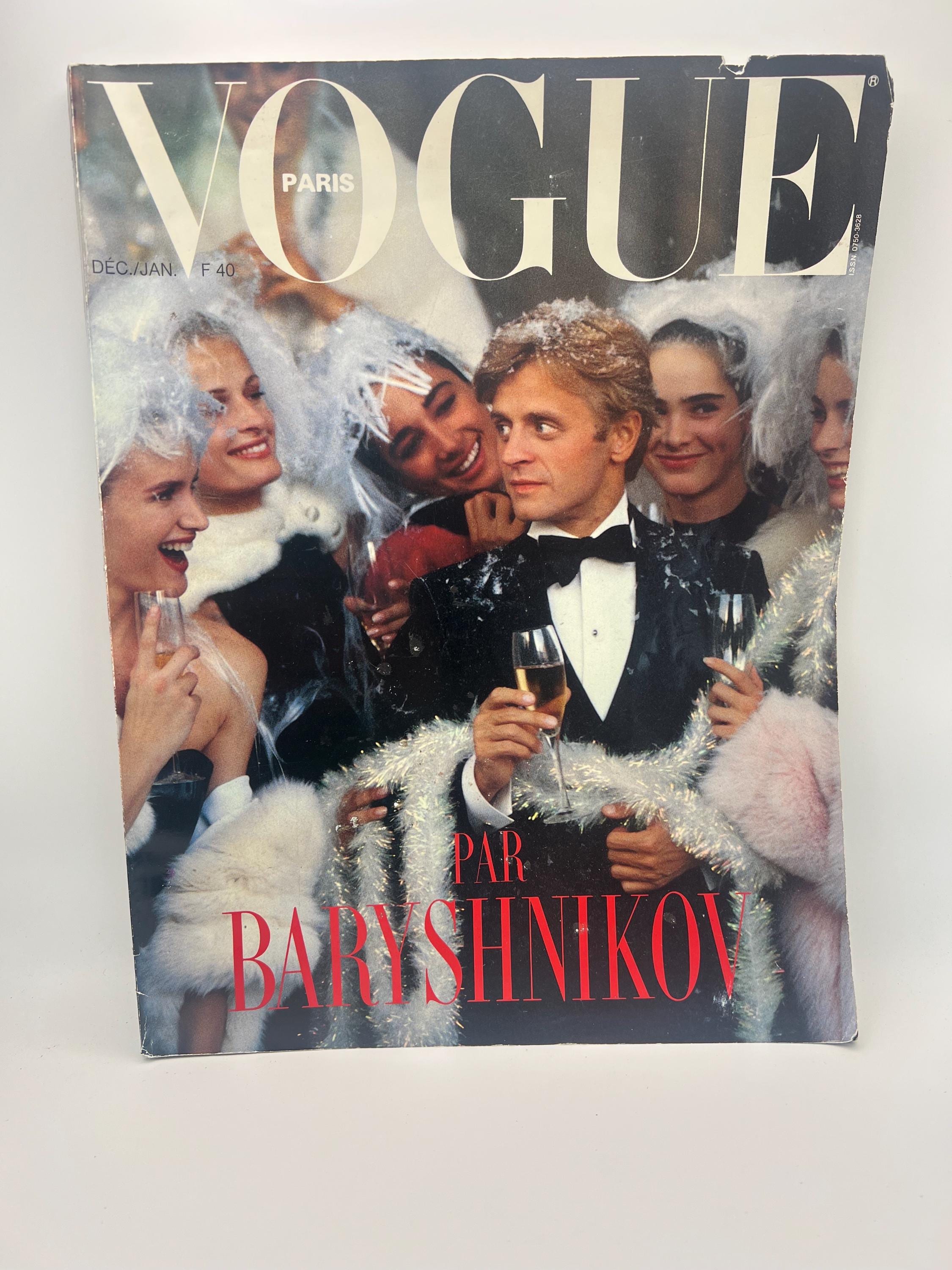 Vintage Paris Vogue Dec 1986 Jan 1987 Special Edition Featuring