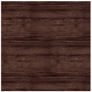 Washed Wood- Espresso- by Benartex Studio Sold by the Yard