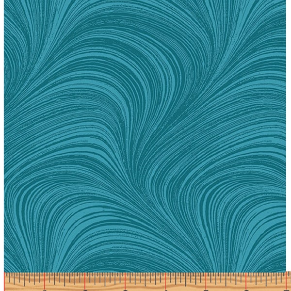 Wave Texture: Turquoise- By Benartex Sold By Sold By the Yard