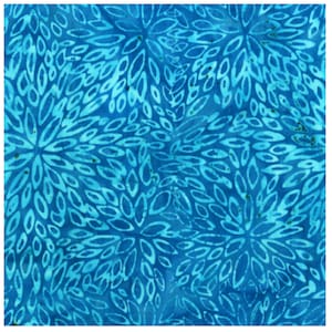 Batiks: Rain Outlines- Anthology Fabrics Sold by the Yard/ light Blue Batik/light Blue Fabric