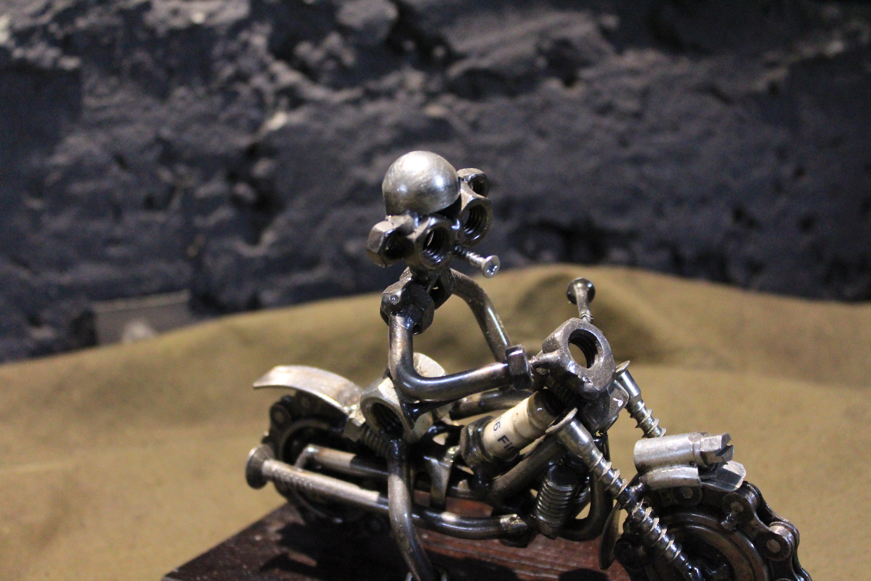 Sculpture motorcycle / Metal Art / steel motorcycle / model Etsy