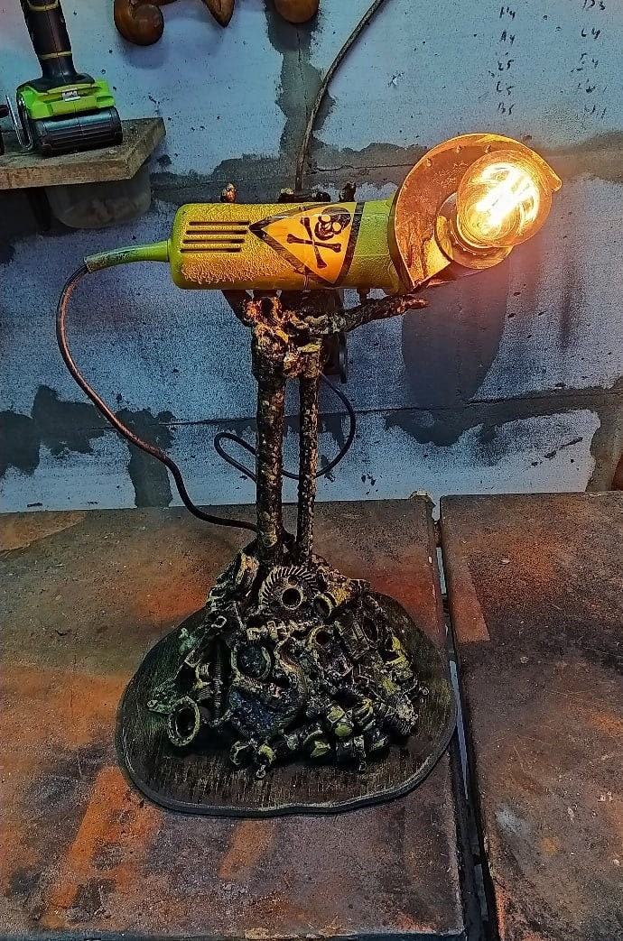 Table lamp. zombie hand. floor lamp. Etsy