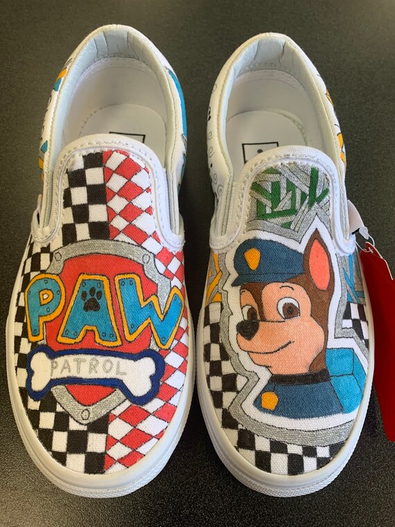paw patrol custom shoes
