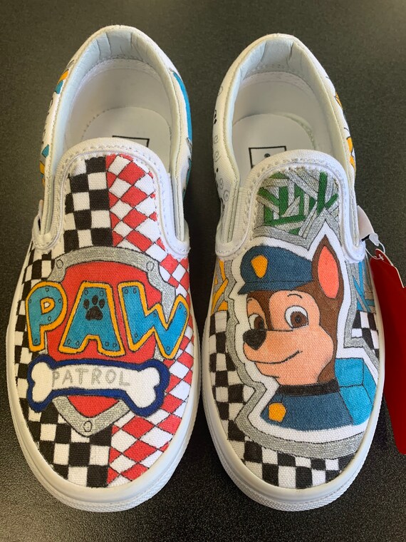 paw patrol vans shoes