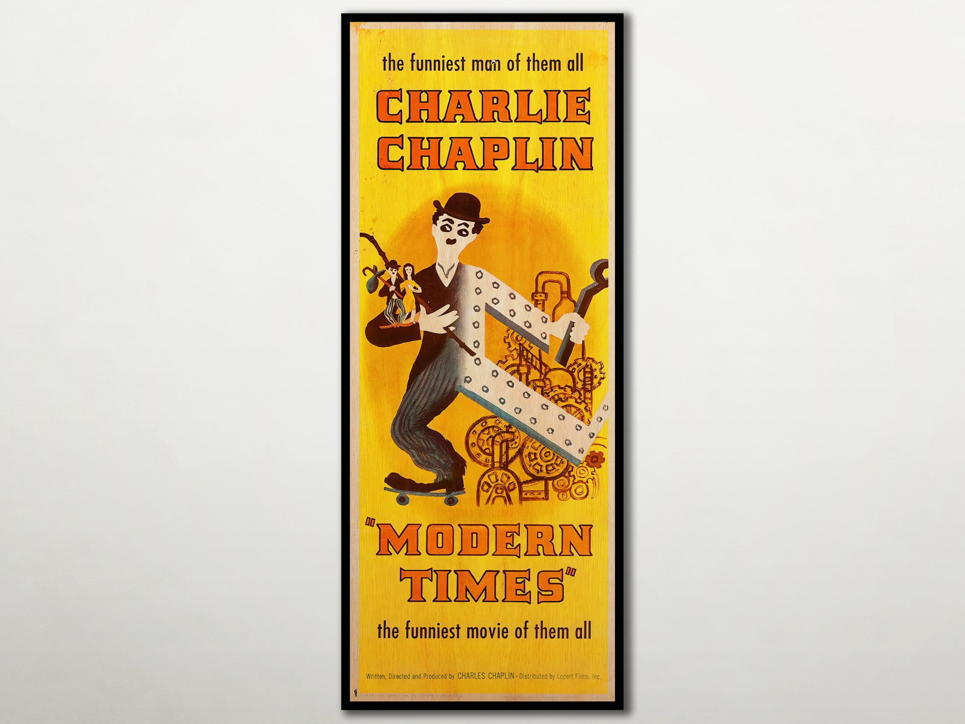 貴重 チャップリン 映画 モダンタイムス 1937年 オリジナル ミニ ポスター il_1080xN.1546319889_fpkm.jpg