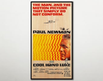 クール・ハンド・ルーク (1967) ポール・ニューマン 映画ポスター 復刻