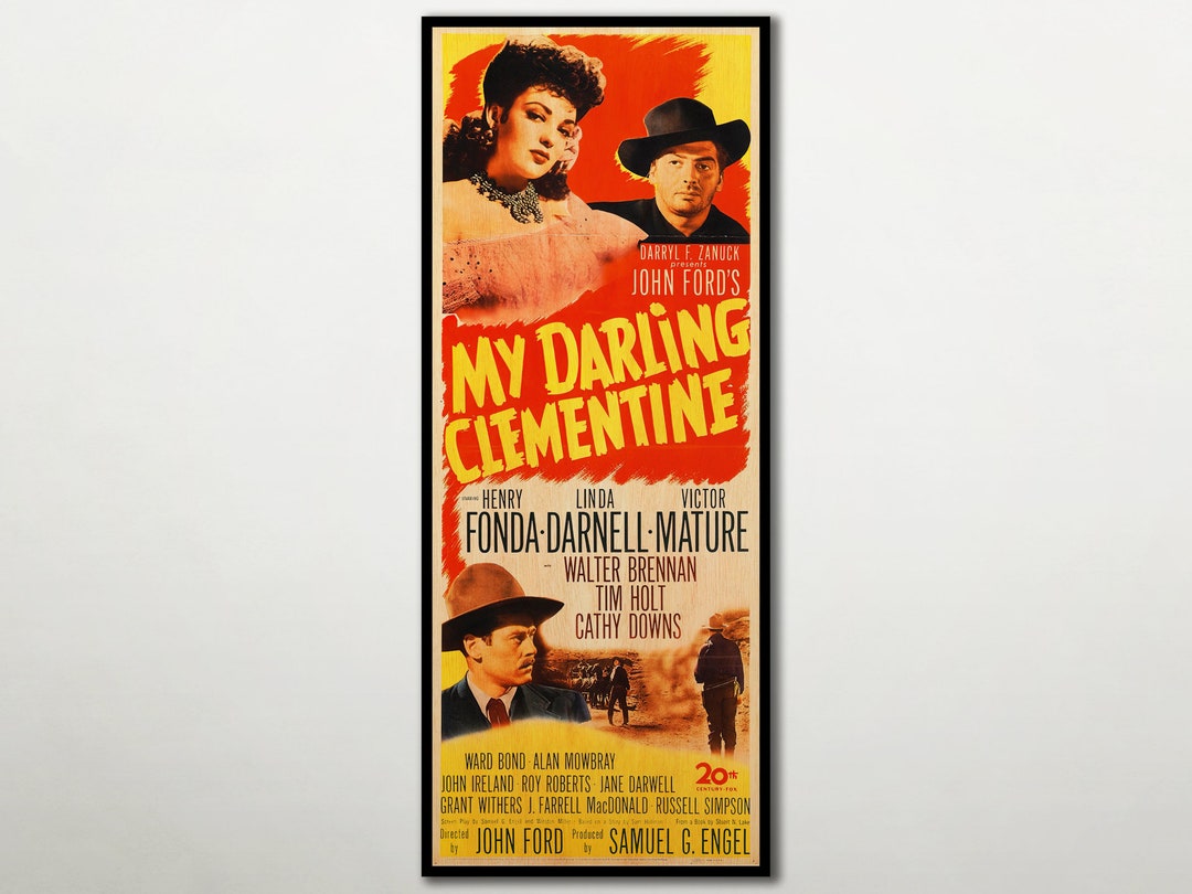 for　My　Clementine　movie　Darling　Etsy　WOOD　POSTER　poster　Stunning　日本