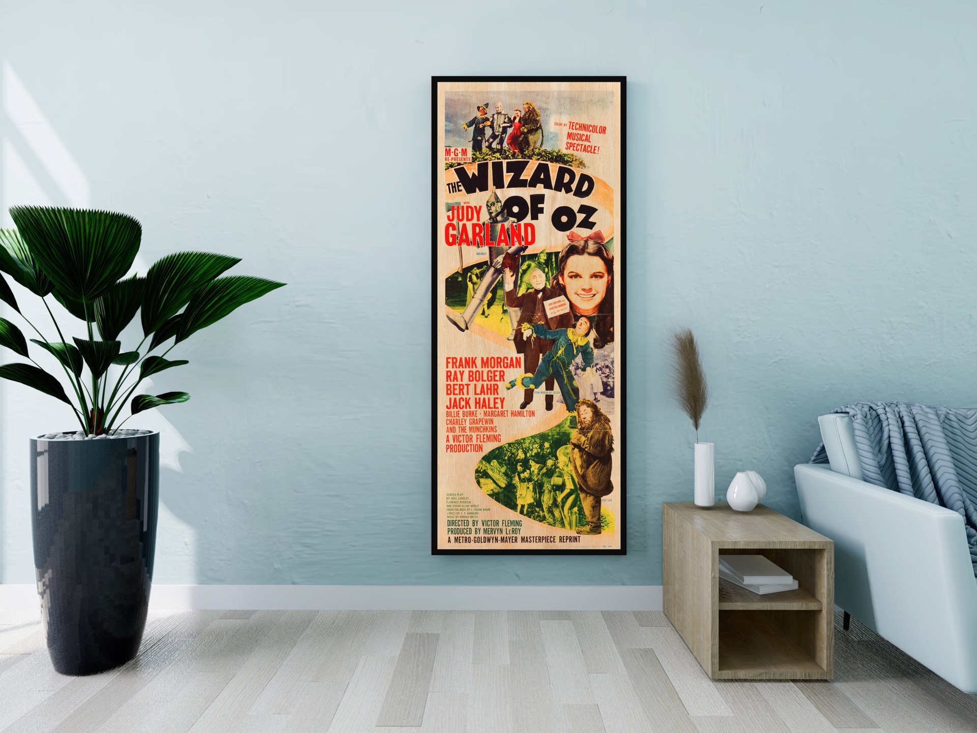 The Wizard of Oz Poster WOOD PRINT, Fanart Cinema Movie Posters on