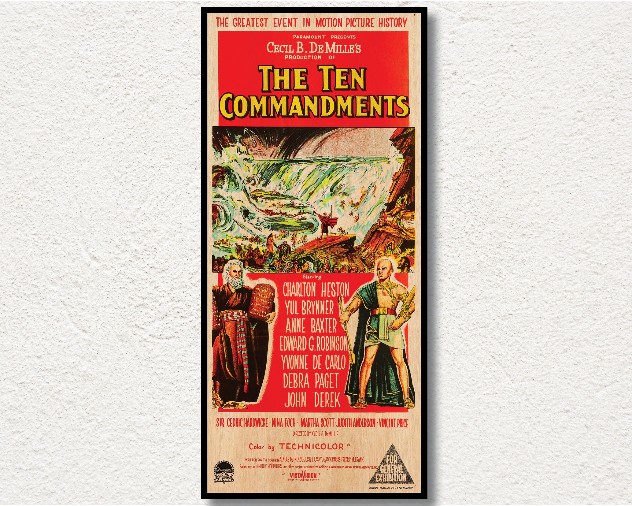 The Ten Commandments Movie Poster