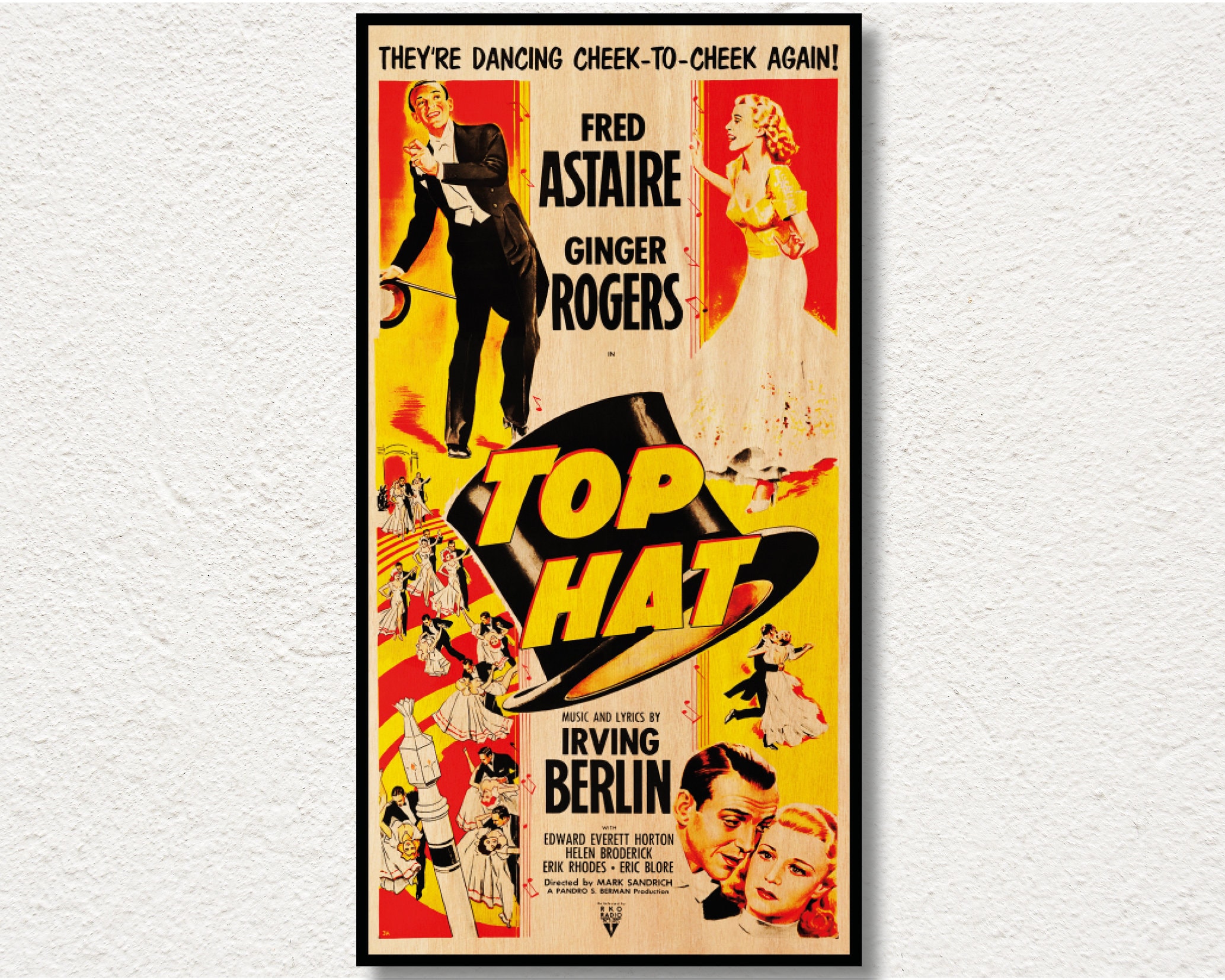 Top hat best sale poster