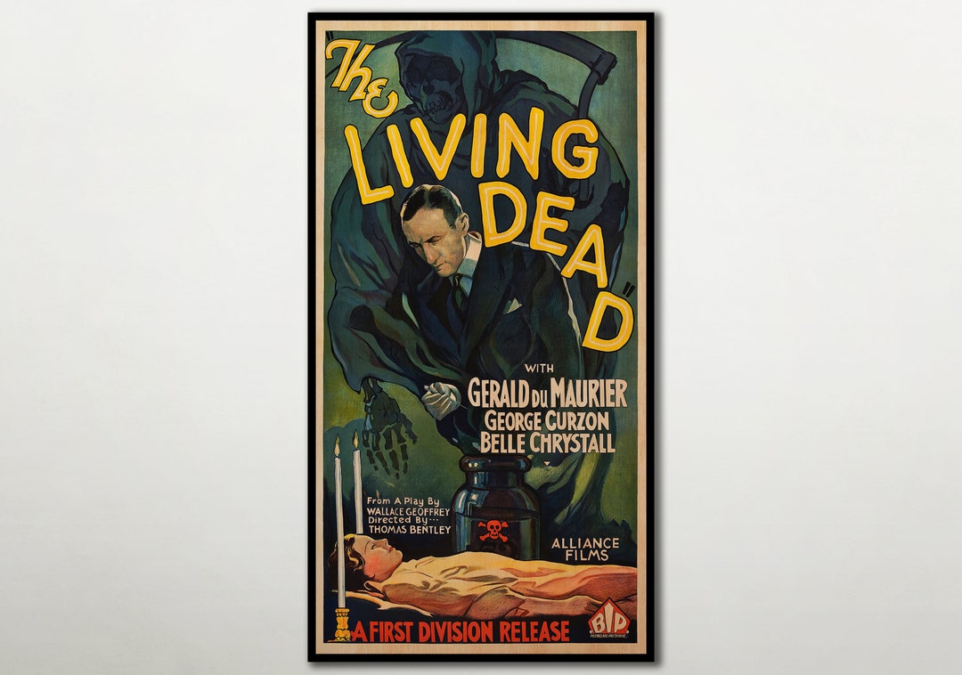 Living Dead Collection Poster The Living Dead Extra Large WOOD PRINT Poster, Great Wall Art of ...