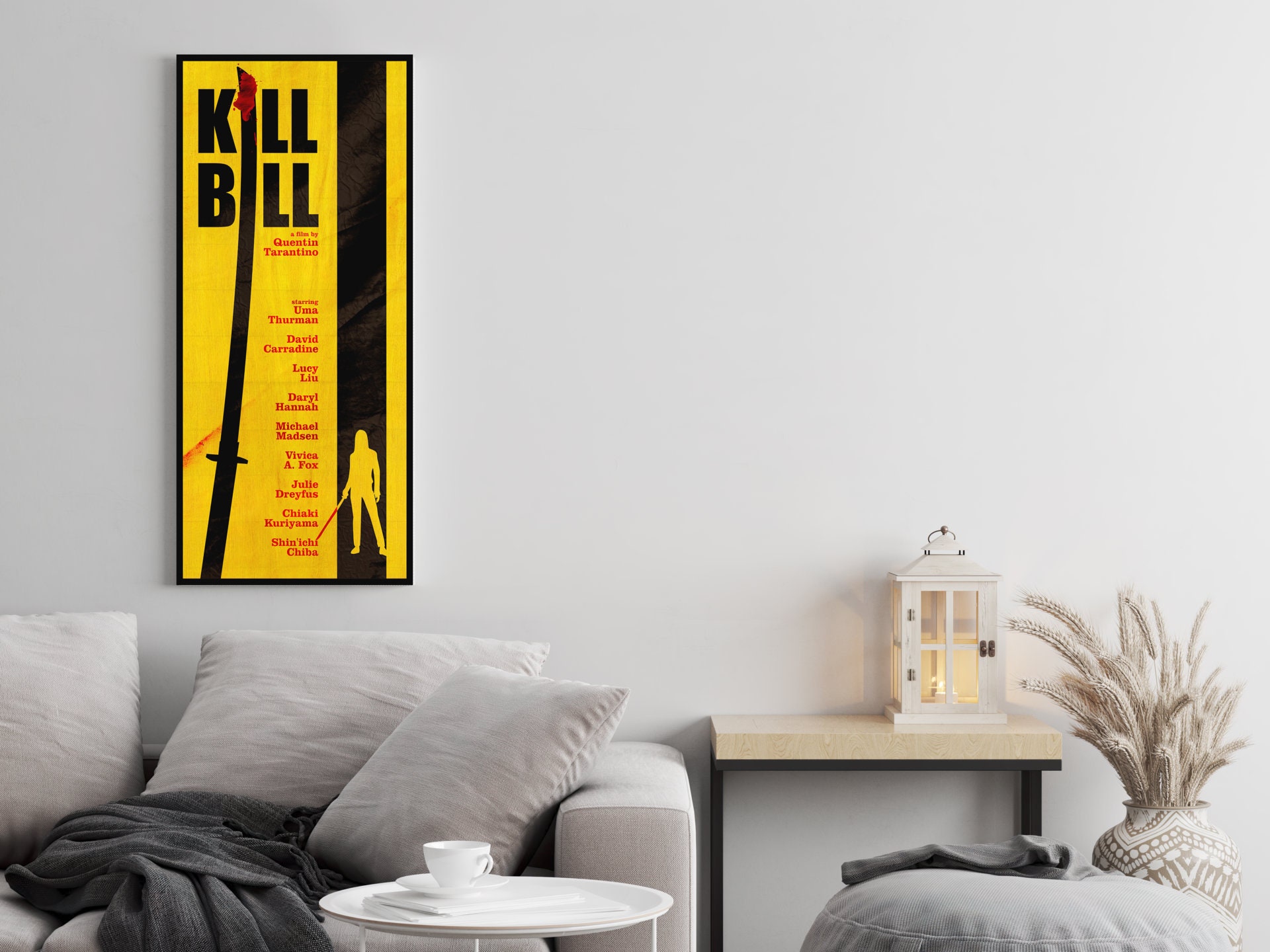 Kill Bill Poster WOOD PRINT, Fanart Cinema Movie Posters on WOOD for a ...