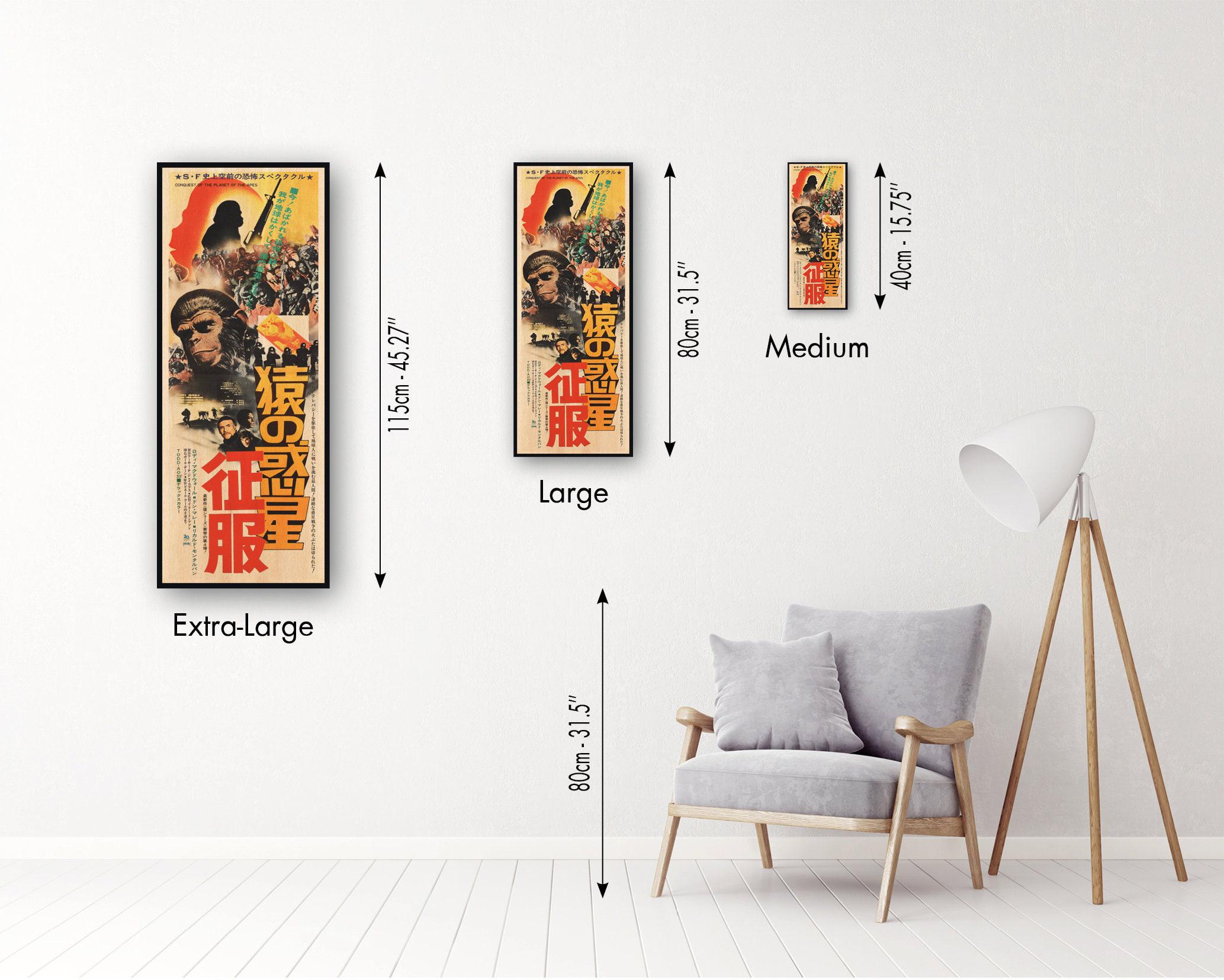 Conquest of the Planet of the Apes Japanese Wood Poster, Roddy