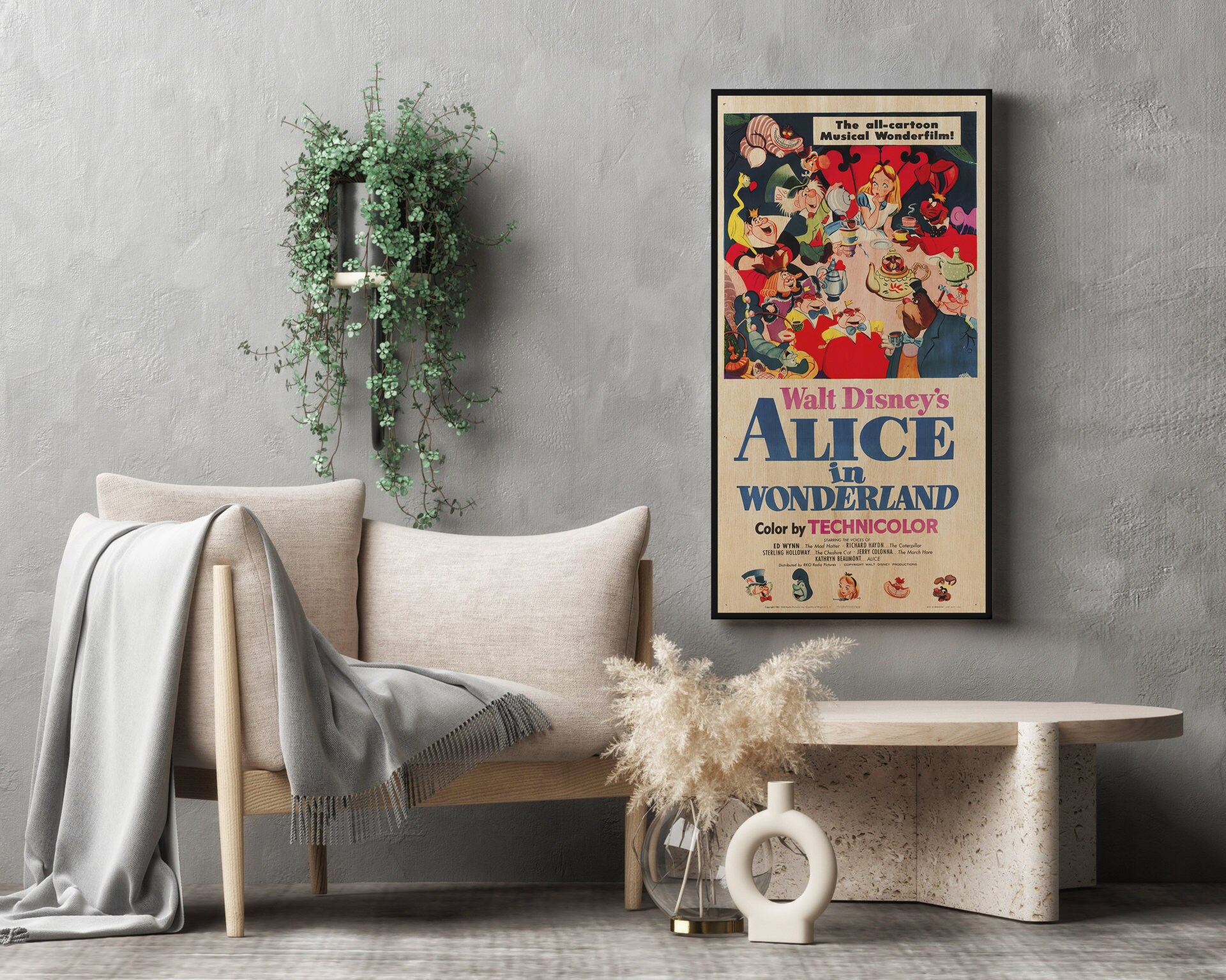 Allernieuwste.nl® Allernieuwste Canvas Schilderij De Wereld in Mijn