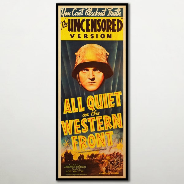 AFFICHE EN BOIS, affiches et impressions de films de guerre, très grands cadeaux pour les fans de films de guerre. Affiches de films de guerre.