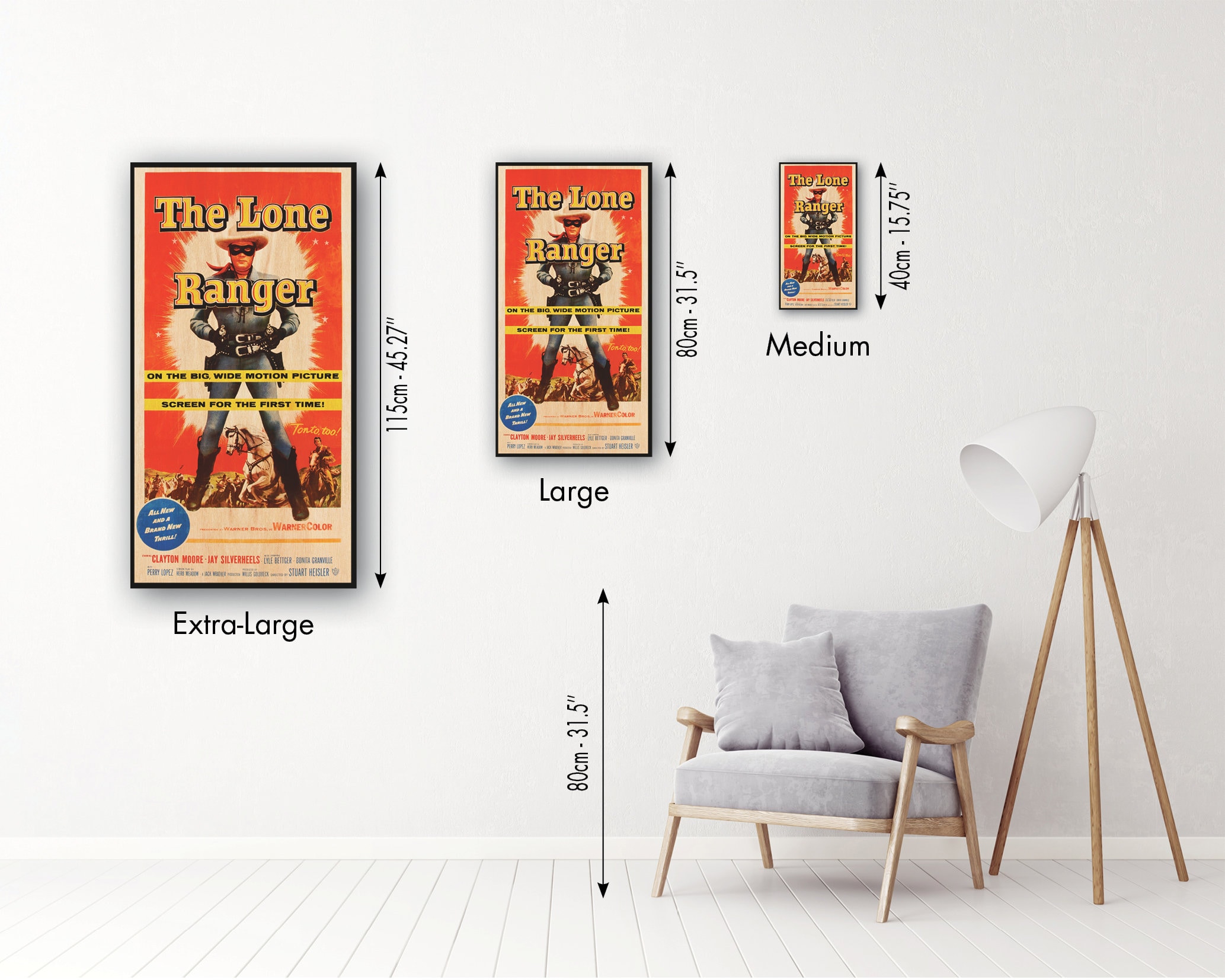 Handmade the Lone Ranger Wood Print, Movie Poster Fan Art - Etsy