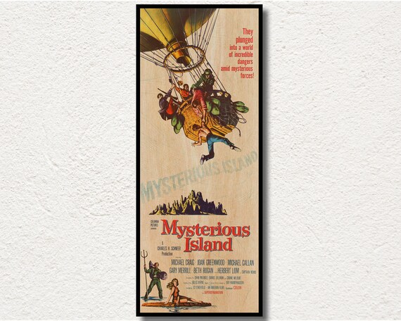 Master of the world Jules Verne cult movie poster print
