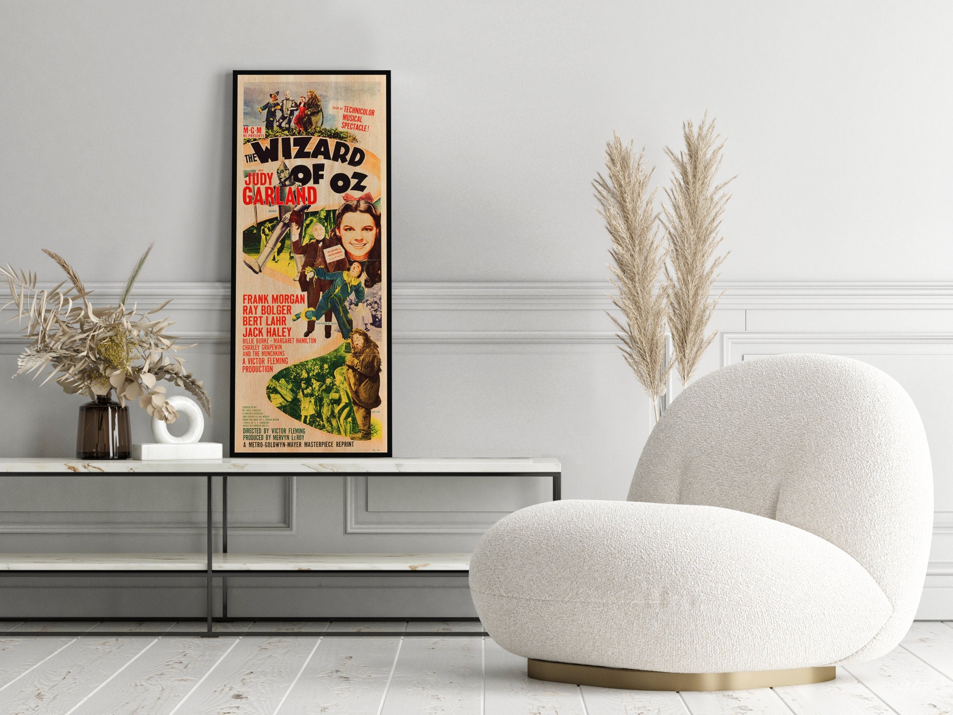 The Wizard of Oz Poster WOOD PRINT, Fanart Cinema Movie Posters on