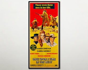 Aimant Frigo 54x78mm - Affiche Du Film Il était Une Fois Dans L'Ouest (1968) - Fabrication Française