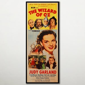 Wizard Of Oz movie WOODEN POSTER, Judy Garland special gift for fans, Large wood wall art poster, Top notch poster for Judy Garland lovers.