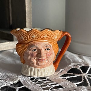 Royal Doulton Old King Cole| D6871 Character Jug | Vintage Collectible | Tiny
