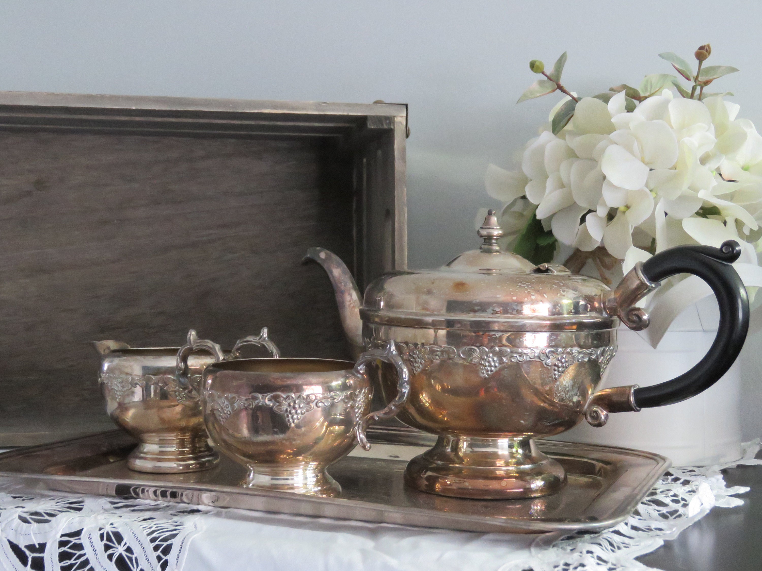 ANTIQUE BEBE SILVER 3点セット ANTIQUE BEBE SILVER 3点セット ANTIQUE BEBE SILVER 3点セット