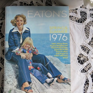 Vintage 1976 Eatons Spring and Summer Catalog | Collectible | 1970s Fashions