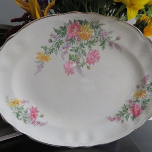Mix und Match Geschirr | Sovereign Potters Steingut | Servieren Platter | Vintage | SELTENE Muster | Perfekte Cottagecore Dekor