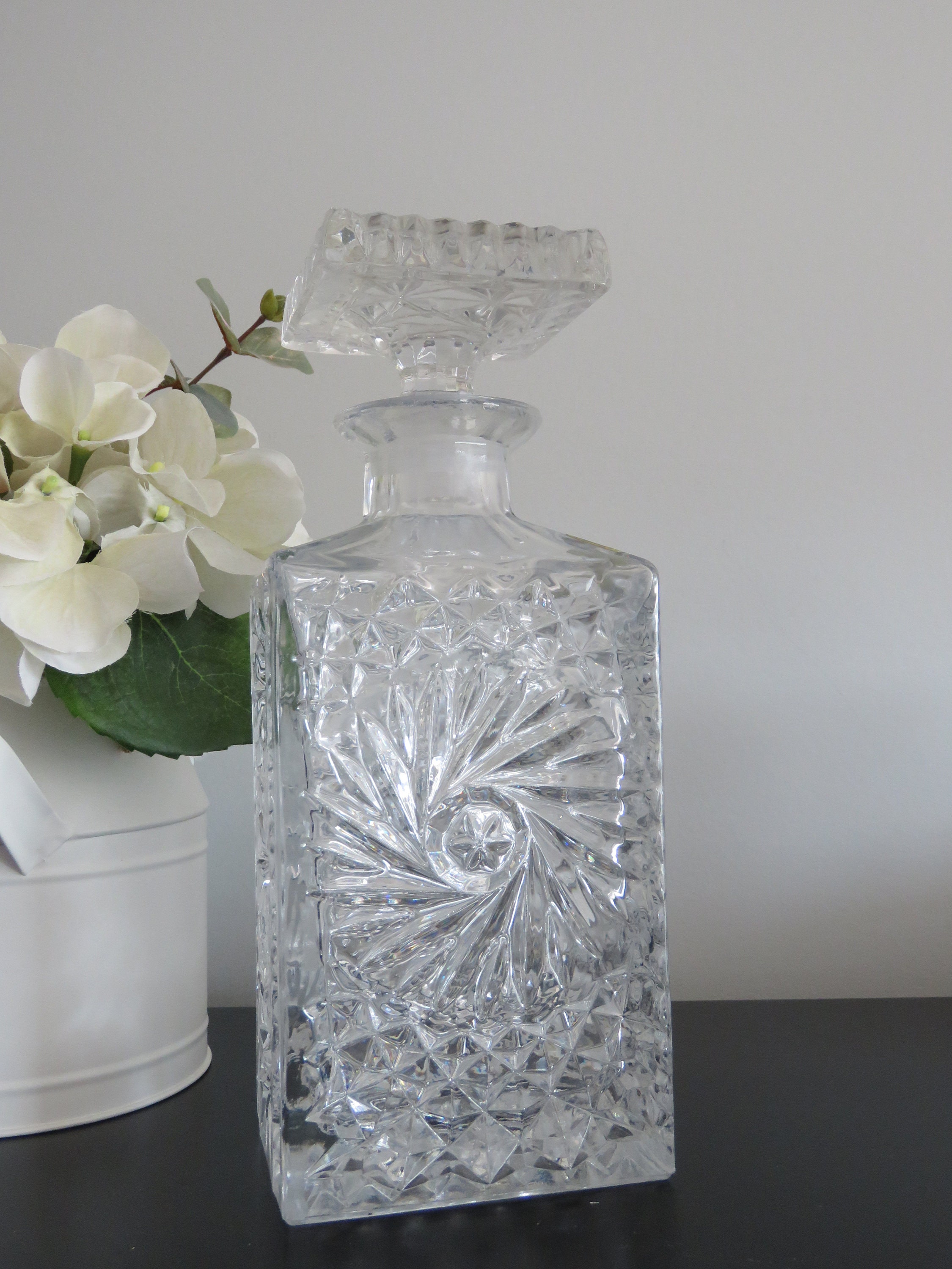 旧東独製 LAUSITZER CRYSTAL ブレイクリスタルフラワーベース