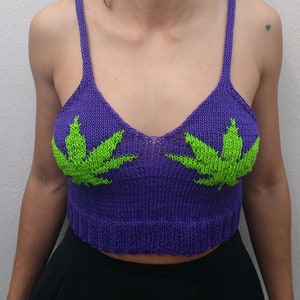 Knit Pattern: Create a beautiful tank top with or without the leaves, 100% customizable design. English/Spanish PDF file