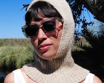 Easy Knit Balaclava Pattern: Cozy Hooded Snood & Winter Cowl Knitting Pattern PDF for Adults and Kids (ENGLISH)