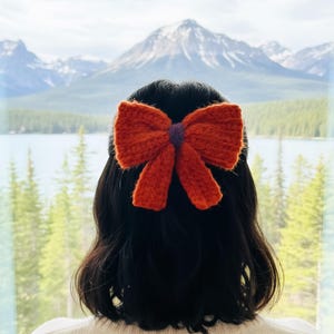 Easy Crochet Hair Bow Pattern PDF | Beginner Hair Clip Tutorial and Bow Pin | Instant Download English Pattern image 17