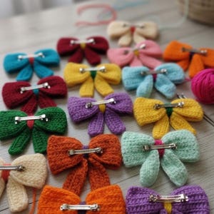 Easy Crochet Hair Bow Pattern PDF | Beginner Hair Clip Tutorial and Bow Pin | Instant Download English Pattern image 11