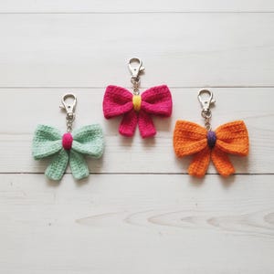Easy Crochet Hair Bow Pattern PDF | Beginner Hair Clip Tutorial and Bow Pin | Instant Download English Pattern image 5