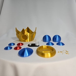 Kit cosplay princesse Peach (variante couronne courte)