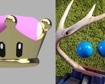 Super Crown + Peach Earrings