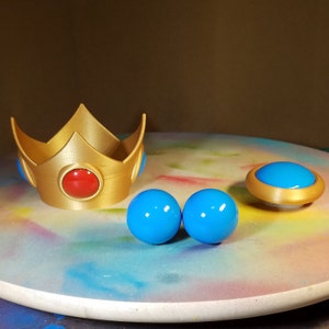 Princess Peach Cosplay Set (Short Crown Variant)