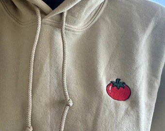 Embroidered Tomato Hoodie