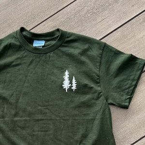 Embroidered Pine Tree Shirt