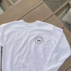 Upside Down Happy Face Crewneck