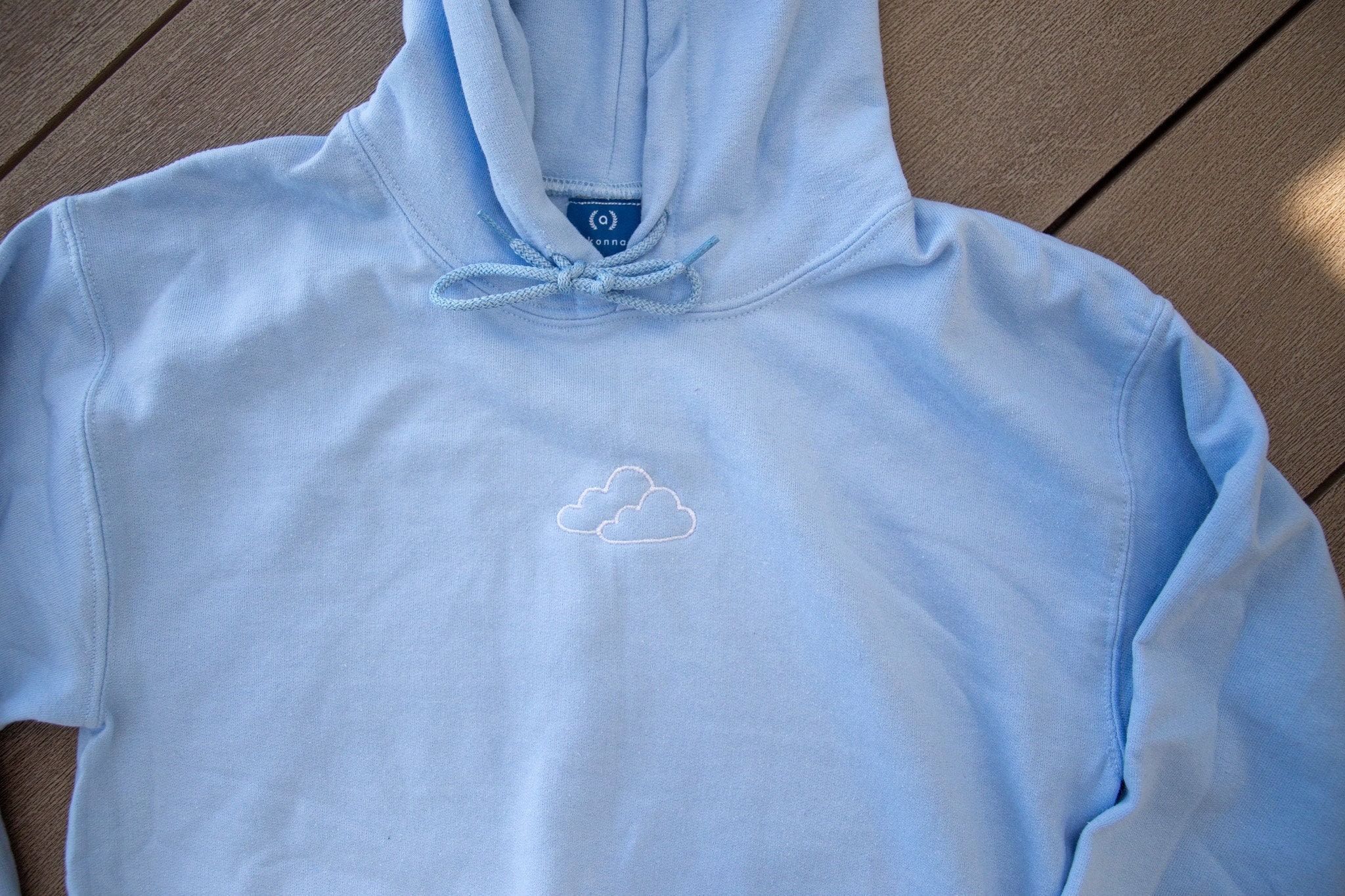 Embroidered Cloud Hoodie - Etsy