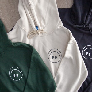 Upside Down Happy Face Hoodie