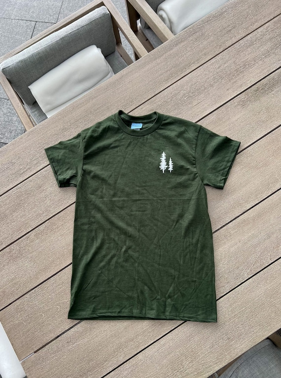 Embroidered Pine Tree Shirt