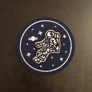 Astronaut Iron-on Patch 2.5" | Embroidered Iron on Patch - Etsy