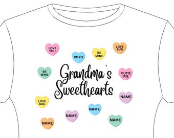 Grandma's Sweethearts | Bundle | Sublimation | 36 decal bundle | Instant Download