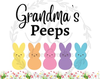 Grandma's Peeps | Bundle | Sublimation | 36 decal bundle | Instant Download