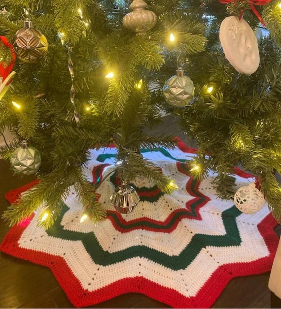 Crochet tree cheap skirt etsy